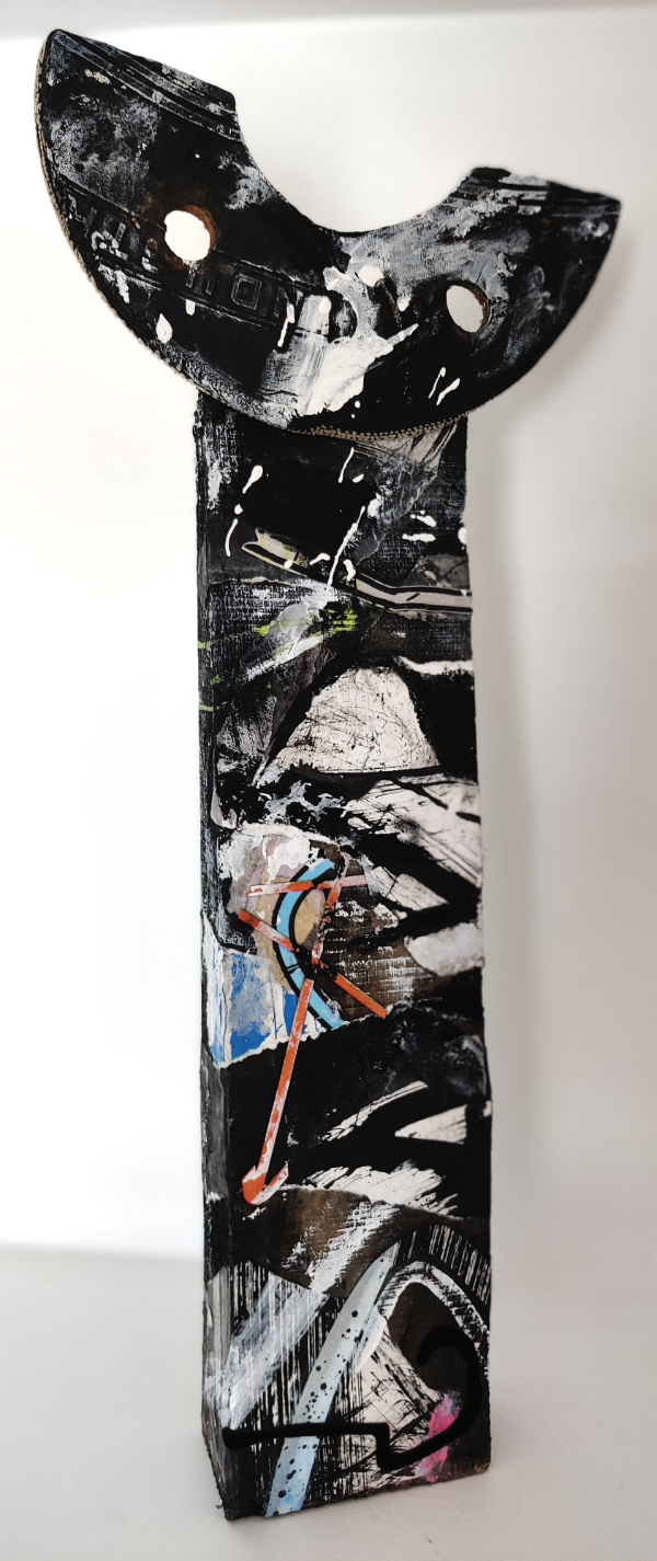 Causeway - Art work in mixed media by Kirsten Mortimer